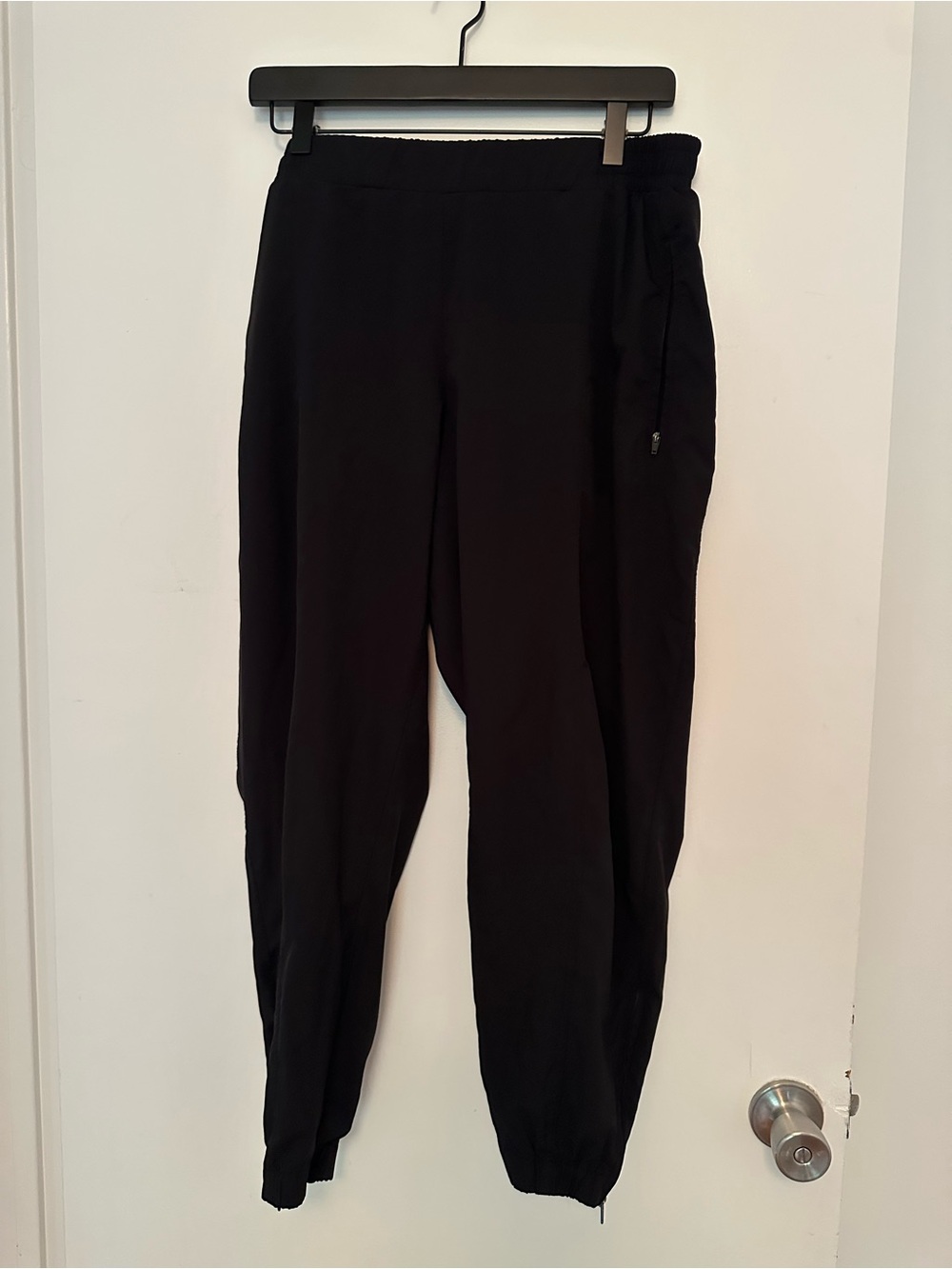 Old Navy Black Jogger Track Pants with Zipper Pocket